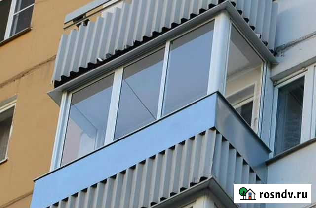 Балкон алюминиевый раздвижной Абакан - изображение 1