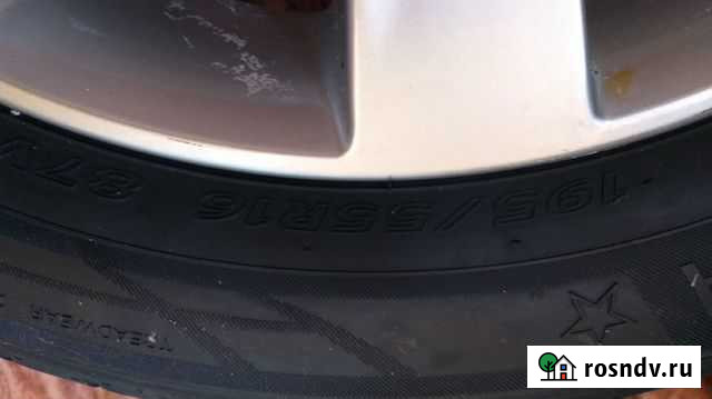 Колесо в сборе хундай солярис 195/65/ R16 Ноябрьск - изображение 1
