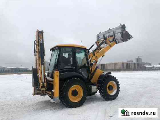 Аренда Экскаватора Погрузчика JCB 4CX молот,ямобур Казань