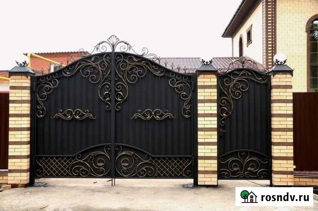 Кованые ограждения, ворота, заборы, навесы, ограды Тула - изображение 1