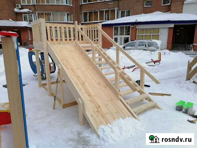 Деревянная горка Новосибирск - изображение 1