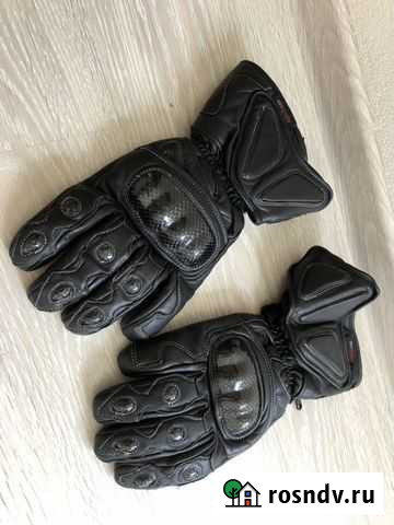 Мотоперчатки кожаные Hunter Черноморское - изображение 1