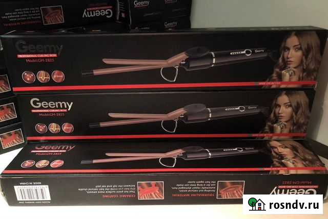 Плойка (щипцы) Geemy 9мм Кемерово - изображение 1