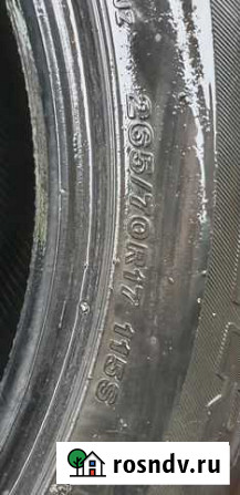 Резина Bridgestone 265/70r17 115s Свободный - изображение 1