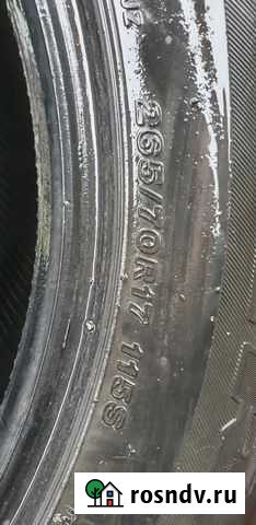 Резина Bridgestone 265/70r17 115s Свободный - изображение 1