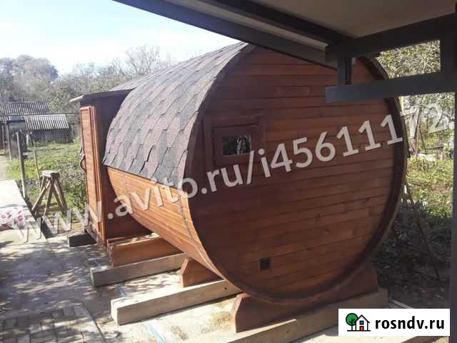 Баня бочка своими руками 4,5 м Алушта - изображение 1
