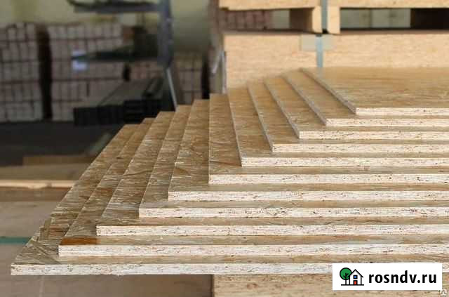 Плита OSB-3 12 мм 1220*2440 (влагостойкая) Аксай - изображение 1