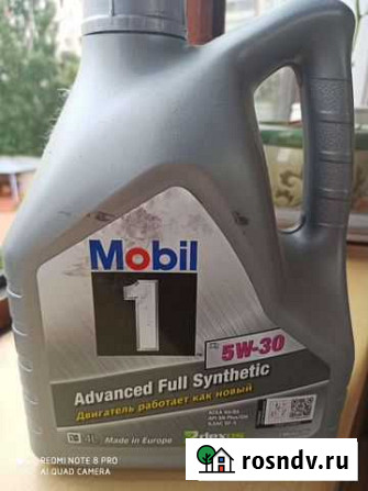 Моторное масло mobil 1 X1 SN plus 5W-30 Синтетичес Ижевск - изображение 1