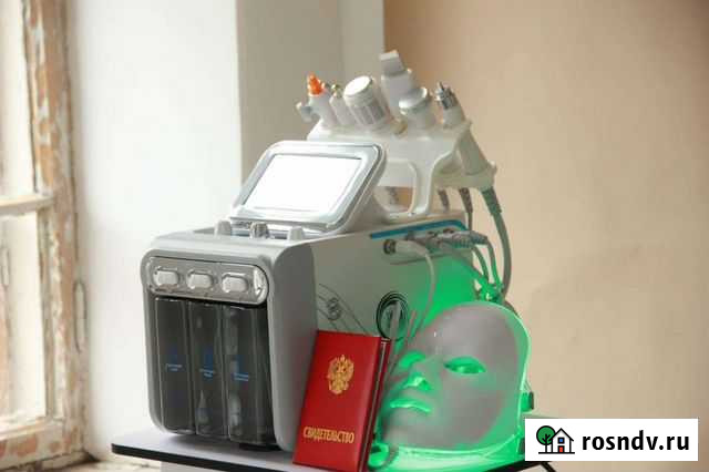 Аппарат Hydrafacial H2O2 с LED маской Чита - изображение 1