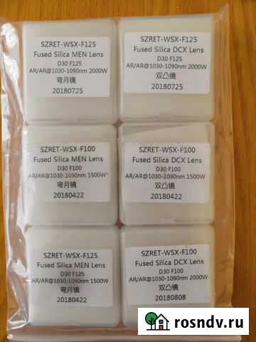 Колиматорные и фокусирующие линзы Raytools Киржач - изображение 1