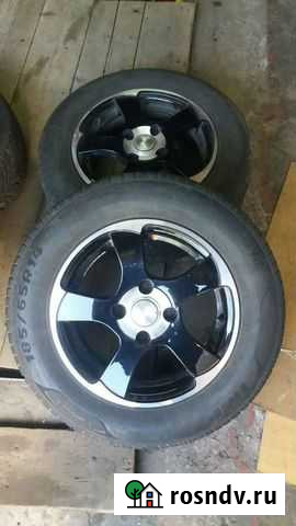 Продам колёса,диски шины новые пробег около 5000км Светлый - изображение 1