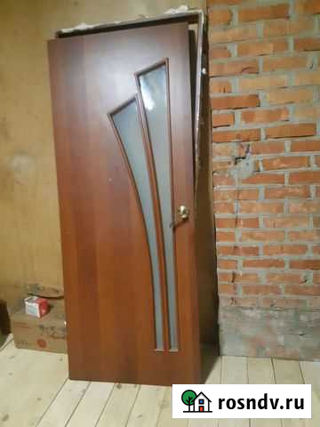 Дверь входная деревянная бу Каневская - изображение 1