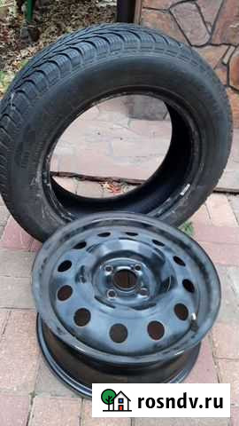 Диски и зимняя резина Kia Дубовое - изображение 1