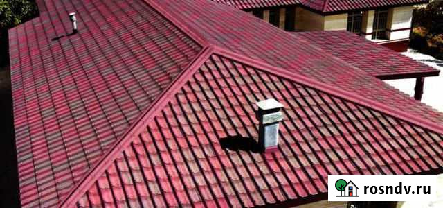 Черепица Ондулин Красная 1950х960мм (5 полос) Чебаркуль - изображение 1