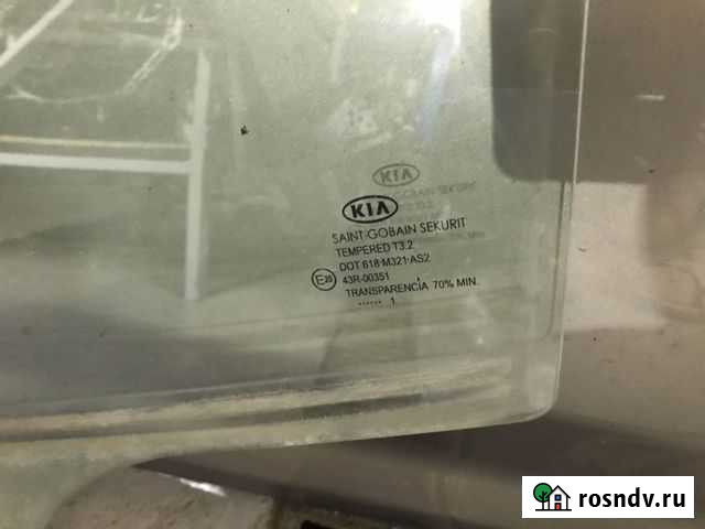 Стекло задней левой двери Кия Сид 2010-2012 Судак - изображение 1