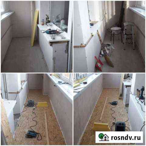 Обшивка балконов сан узлов Тюмень