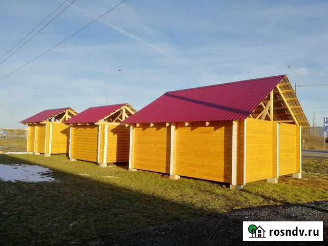 Бани из бруса. Дома из бруса. Кровля. Фундамент Тюмень - изображение 1