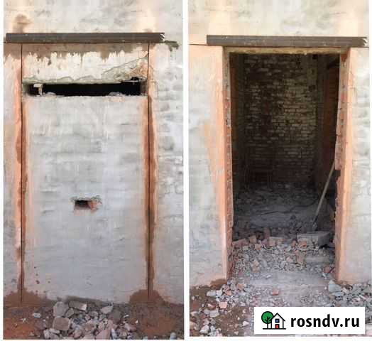 Резка проёмов, демонтаж, алмазная резка, слом стен Краснодар - изображение 1