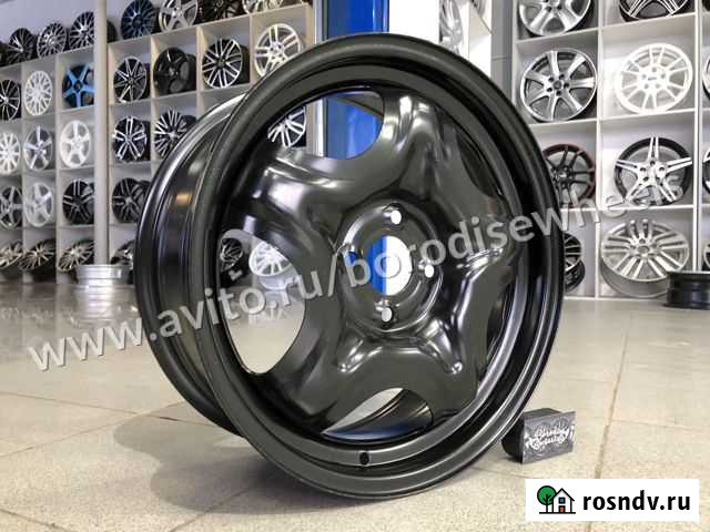 Диски штамп тзск 4x100 r16 #1465 чёрн Тольятти - изображение 1