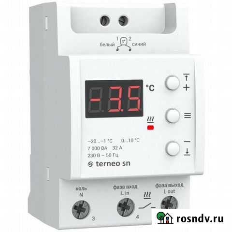 Терморегулятор Terneo sn антиоблед. и снеготаяние Тверь - изображение 1