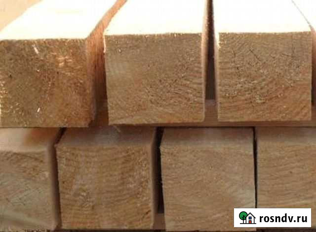 Брус 100х150х6000 1-3 категория Отрадное - изображение 1