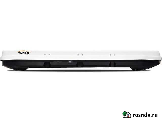 410л Бокс-багажник на крышу Аэродинамический Белый Омск - изображение 1