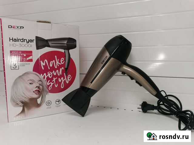 Фен для волос dexp HD-3000i 26 Иркутск - изображение 1