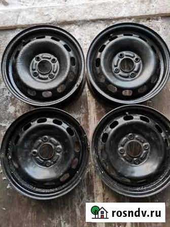 Диск стальной focus R14 5.5J 4x108 ET47.5 CB63.3 Бугры - изображение 1