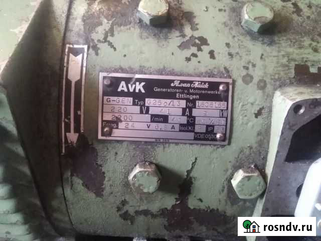 Электрический Генератор AVK 9 квт 220 в Сухой Лог - изображение 1