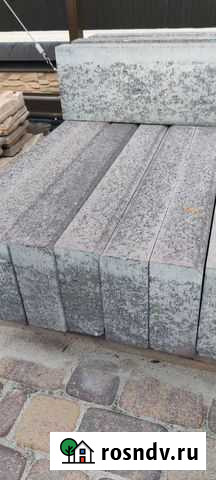 Бордюр садовый,прокрас(коричневый) верх 100*20*8 Краснодар - изображение 1