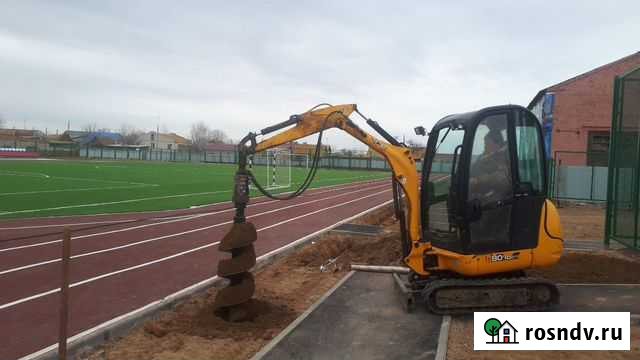 Мини экскаватор JCB, земляные работы, ямобур, план Астрахань - изображение 1