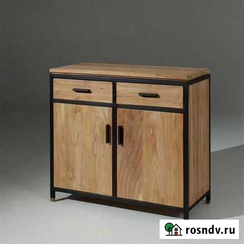 Тумба на метал.каркасе в стиле лофт Казань - изображение 1