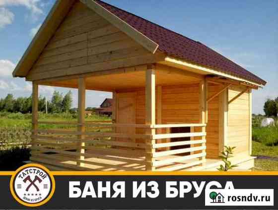 Баня из профилированного бруса Чусовой