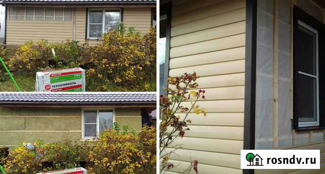 Обшивка сайдингом дома утепление фасада Обнинск - изображение 1