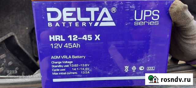 Аккумулятор delta HRL 12-45X Белая Калитва - изображение 1