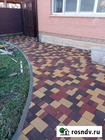 Профессиональное укладка тротуарной плитки Краснодар - изображение 1