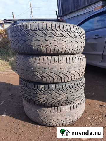 Зимние шины матадор 205 70 R15 б/у Братск - изображение 1