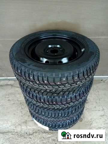 Колеса зимние 195/65 R15 сверловка 4*100 новые Казань - изображение 1