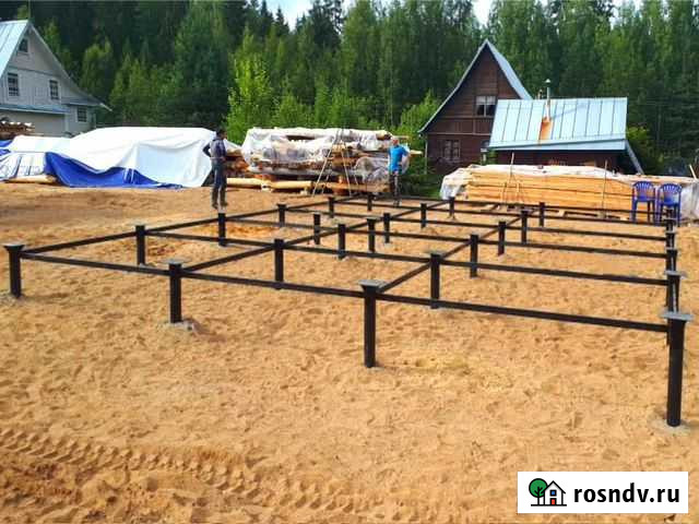 Фундамент свайный-винтовой под ключ Приладожский - изображение 1