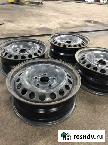 Диски штампованные r15 skoda octavia Казань - изображение 1