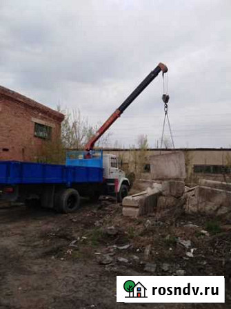 Услуги манипулятора, воровайка, кран-борт Омск - изображение 1