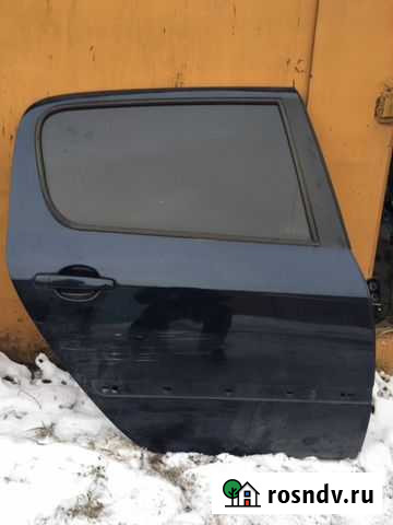 Дверь задняя правая синяя Пежо 307 Бронницы - изображение 1