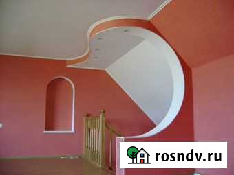 Монтаж гипсокартона стен и потолков Омск - изображение 1