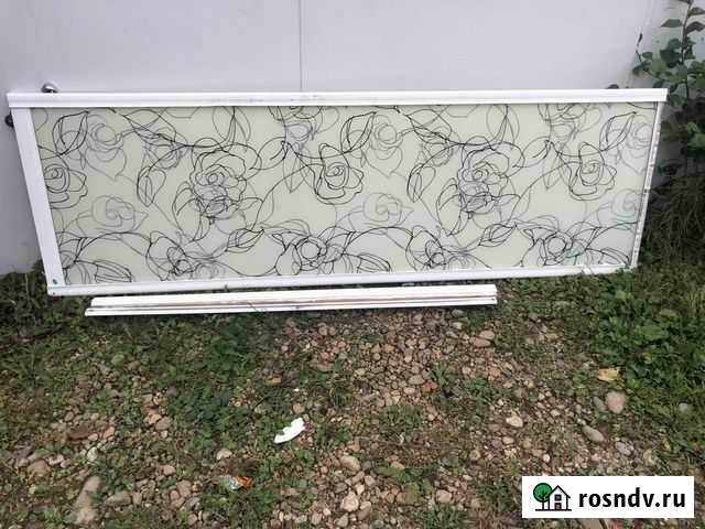 Дверь стеклянная в металлическом профиле купейного Биробиджан - изображение 1