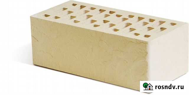 Кирпич светлый беж скала полуторный Солянка - изображение 1