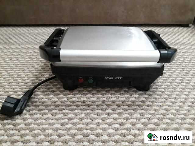Новый контактный гриль Scarlett SC-EG350M03 Москва - изображение 1