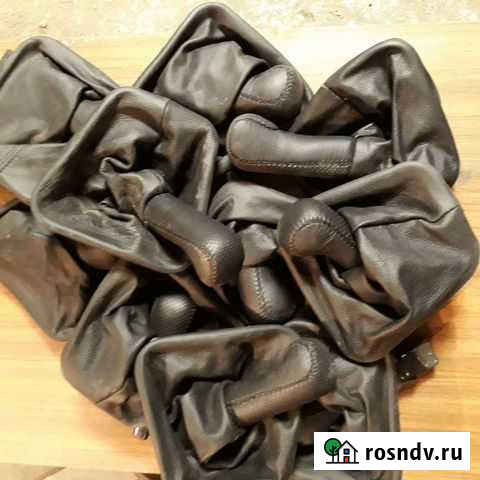 Ручка кпп ваз 2110,11,12 натуральная кожа Тольятти - изображение 1