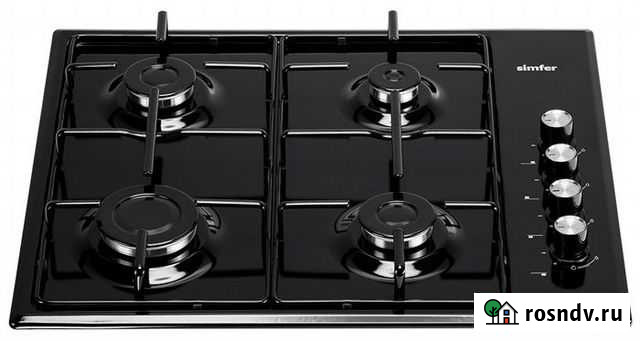 Новая Газовая варочная панель Simfer H60Q40B401 Нижний Новгород - изображение 1