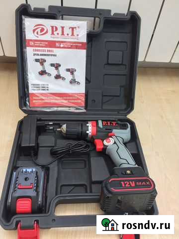 Шуруповёрт бесщёточный PID03001-12M2/BL PIT Орск - изображение 1