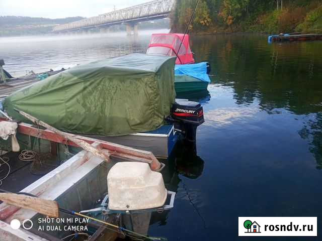 Продам лодку с мотором +прицеп Усть-Илимск - изображение 1